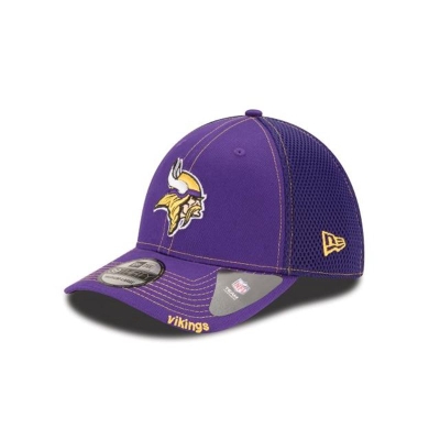 Minnesota Vikings Gorra | New Era NFL Neo 39thirty Stretch Fit Cap Mexico - Morados